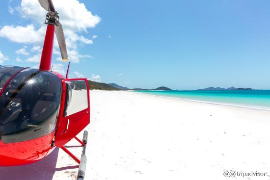 Whitehaven Beach, free parking.