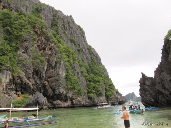 this is the beach connect to secret lagoon