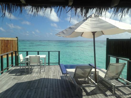 View from water villa