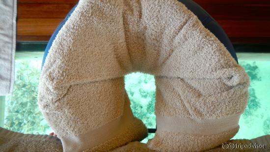 Overwater spa treatment