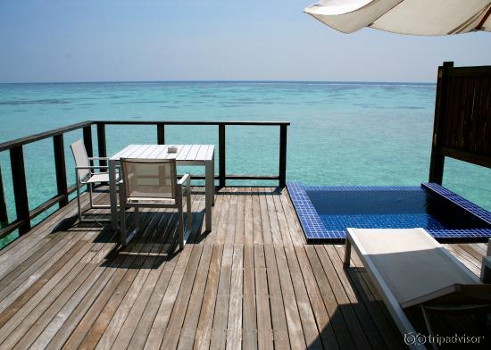 Over water villa - deck