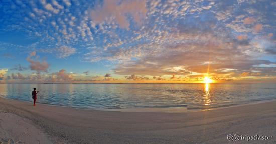 beautiful Maldives sunset