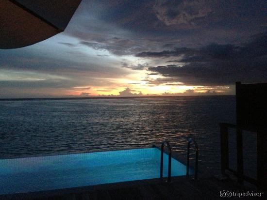 Por do sol do nosso quarto!