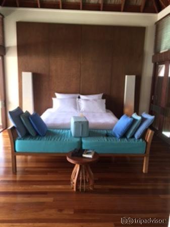 spa water villa bedroom