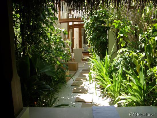 View of room from pool