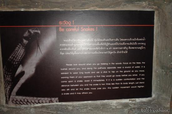 good explanations in the exhibits area