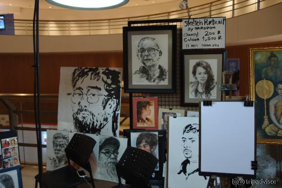 Sample artwork from artists