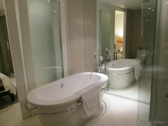 Bathroom including bath