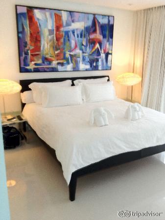 The bedroom.
