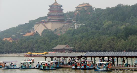 Boating around the Palace