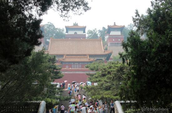 crowds thronging to the Palace