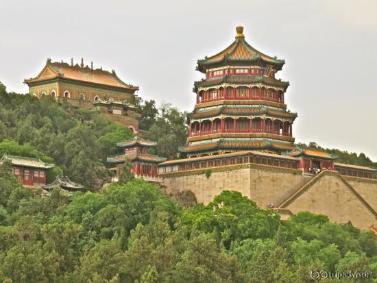 Buddhist and Bronze Temples on the hill
