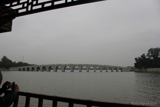 An Arched Marble Bridge with Significant Symolisim of Power