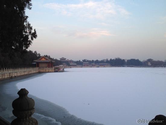Summer Palace in Winter - Frozen Lake