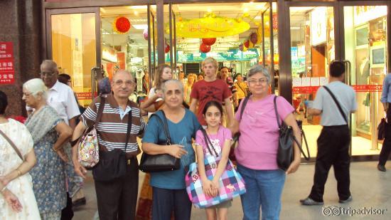 Jaloo Maneck Jennifer & Nargish shopping at The Mall in Beijing, China.