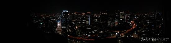 Night view from room