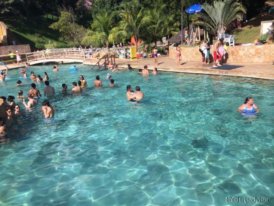 piscina térmica com água quente.