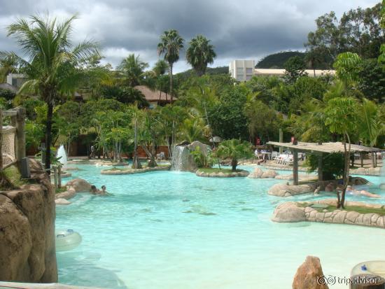 Entrada de uma das piscinas.