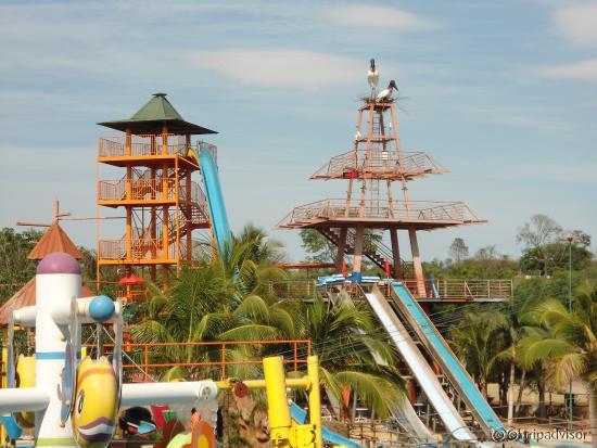 Vista das atrações