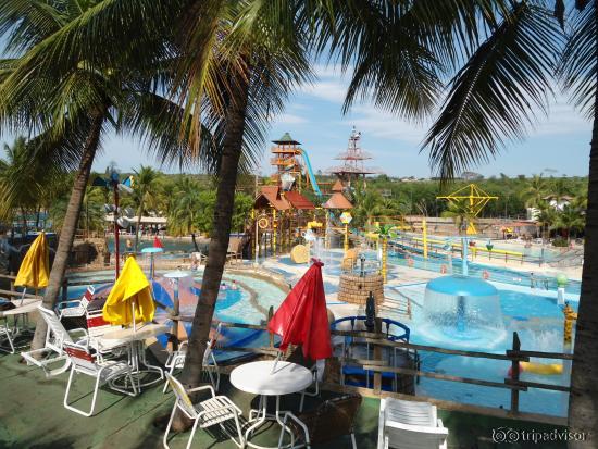 Vista das atrações