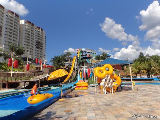 Uma das atrações do Parque Aquático