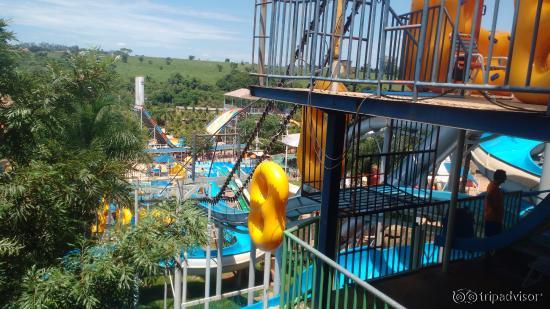 Vista do Toboágua de Bóias