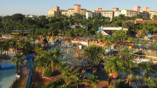 Vista geral do parque, a partir do escorregador de 18m!