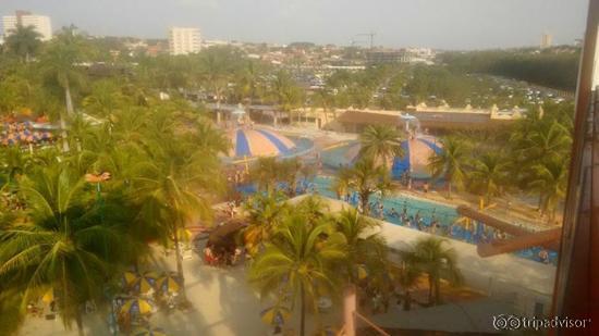 Foto da vista do parque