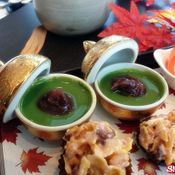 Almond Green Tea Pudding