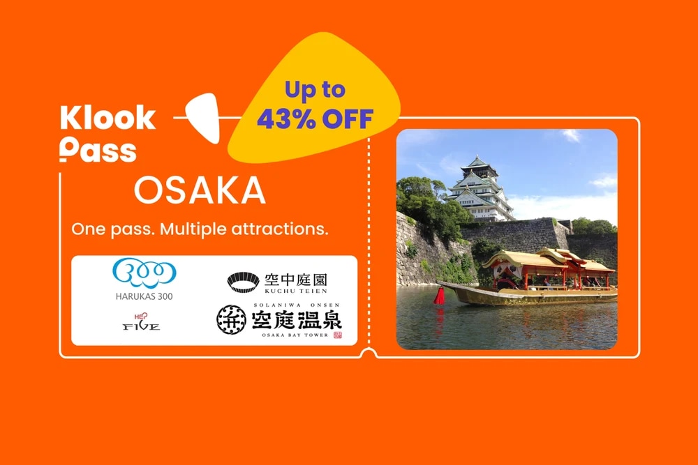 เปิดเหตุผลที่คุณควรซื้อบัตร Klook Pass Osaka
