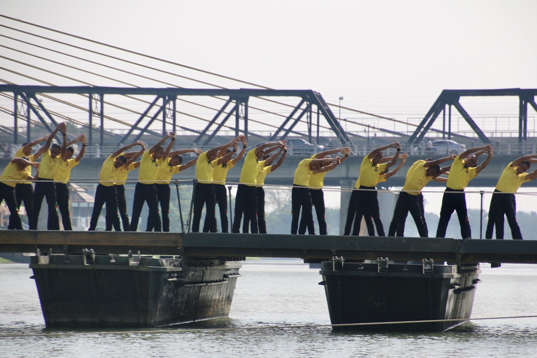 แลนด์มาร์คใหม่ราชบุรี สะพาน M4 ทหารช่างข้ามแม่น้ำแม่กลอง 