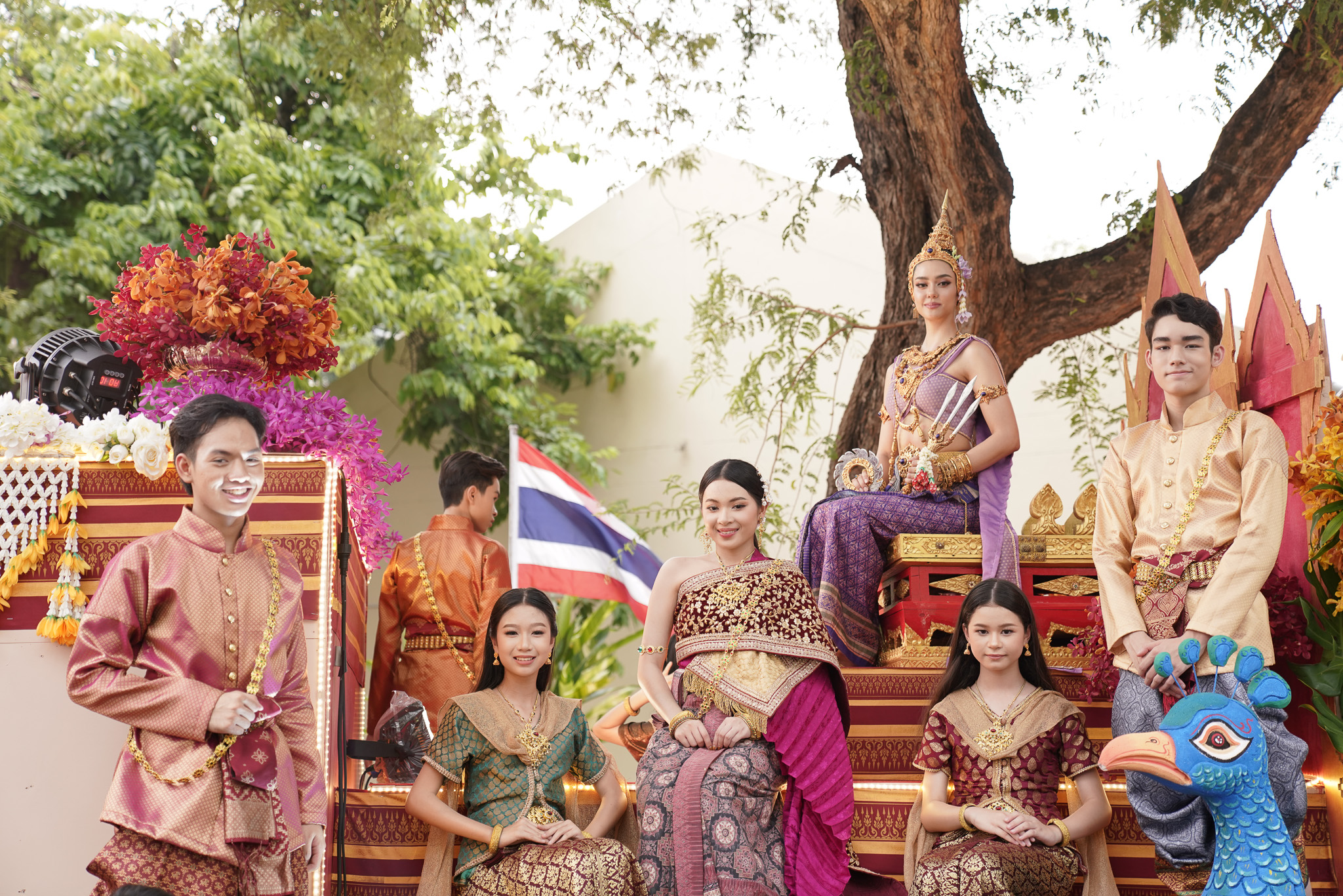 ขบวนพาเหรดจังหวัดอยุธยา งานเย็นทั่วหล้า มหาสงกรานต์ 2567 