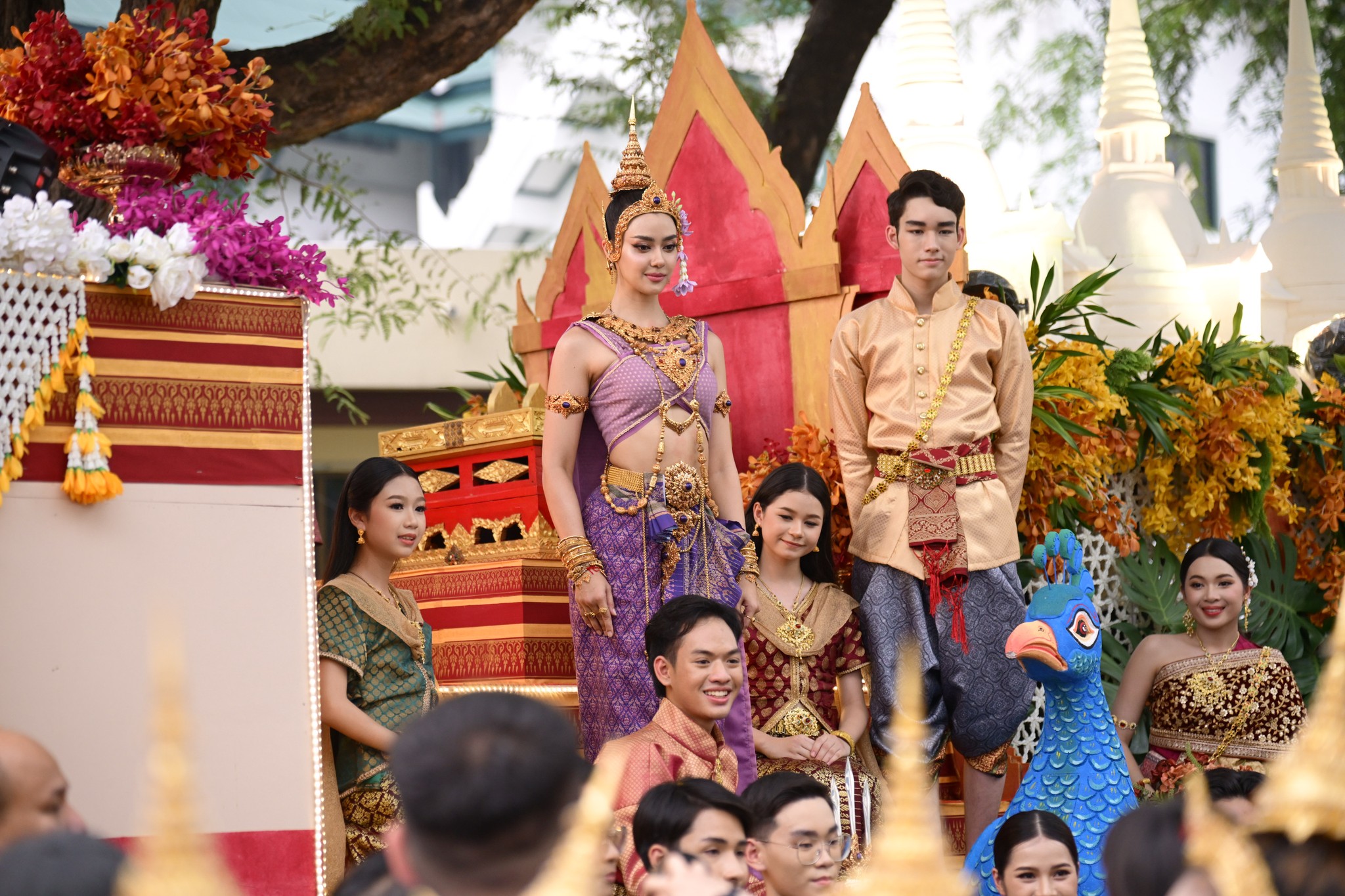 ขบวนพาเหรดจังหวัดอยุธยา งานเย็นทั่วหล้า มหาสงกรานต์ 2567 