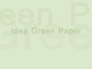 กระดาษ Idea Green