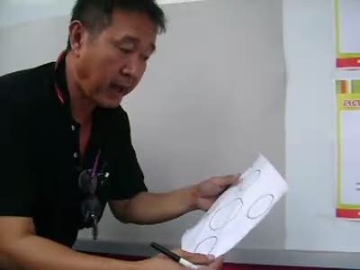เขียนวงกลมบนกระดานไม่ใช้วงเวียน