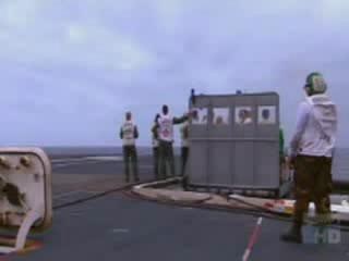 อุบัติเหตุบนเรือรบ สายเคเบิลขาด