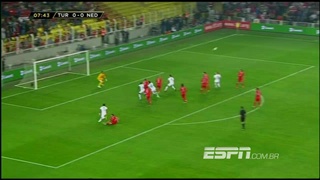 ไฮไลต์ฟุตบอล ตุรกี 0-2 เนเธอร์แลนด์ ฟุตบอลโลกรอบคัดเลือก