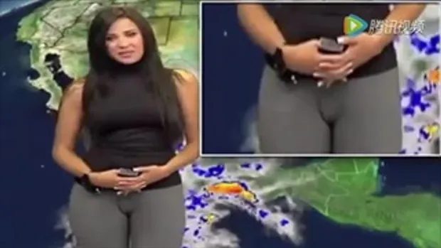 ผู้ประกาศสาวเม็กซิกันสวมกางเกงสุดรัดรูปออกอากาศ