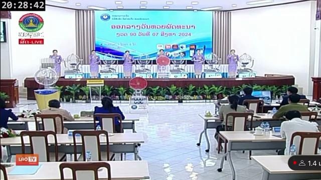 คลิปหวยลาววันนี้ 7 สิงหาคม 2567 ผลหวยลาววันนี้ ออกอะไร