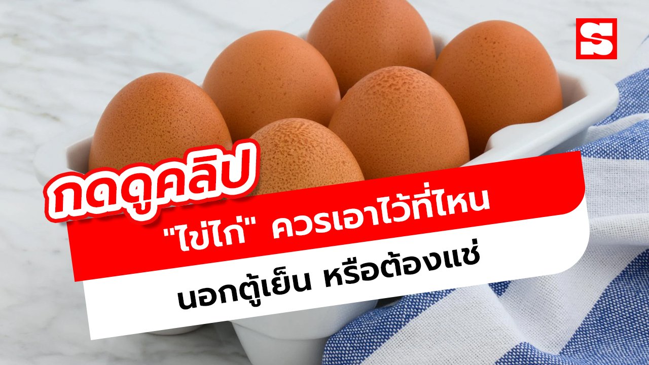 สรุปชัด! “ไข่ไก่” ควรเก็บนอกตู้เย็น หรือแช่เย็นดีกว่ากัน? รู้ไว้ก่อนเก็บผิด!