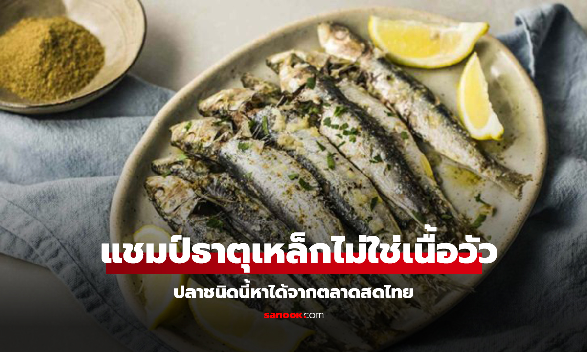 แชมป์ธาตุเหล็กตัวจริง! นักโภชนาการแนะ ปลาชนิดนี้ดีกว่าเนื้อวัว