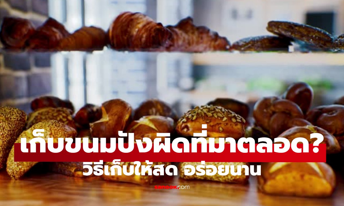 ราชาขนมปังเตือน!   ที่เก็บแบบนี้ ทำขนมปังเสียเร็ว