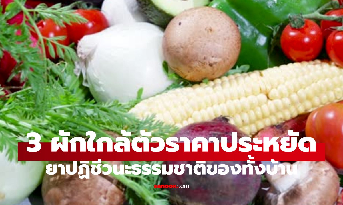 3 ผักราคาถูกแต่โคตรดี!   คลังยาปฏิชีวนะธรรมชาติในครัว