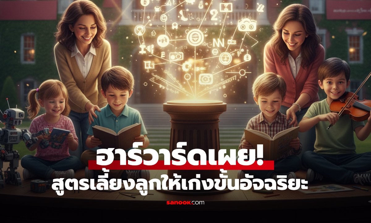 ฮาร์วาร์ดเผย! สูตรเลี้ยงลูกให้เก่งขั้นอัจฉริยะ