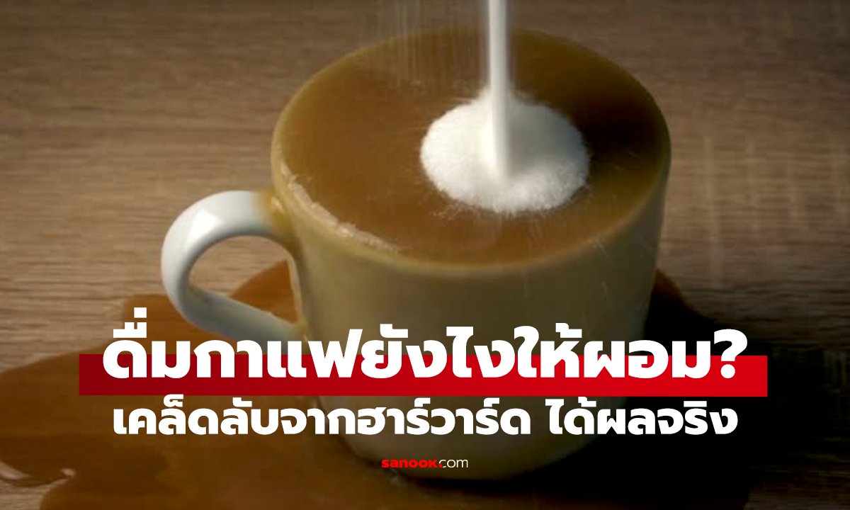 ฮาร์วาร์ดแนะเคล็ดลับ   ลดน้ำหนักด้วยกาแฟ 1 แก้ว!