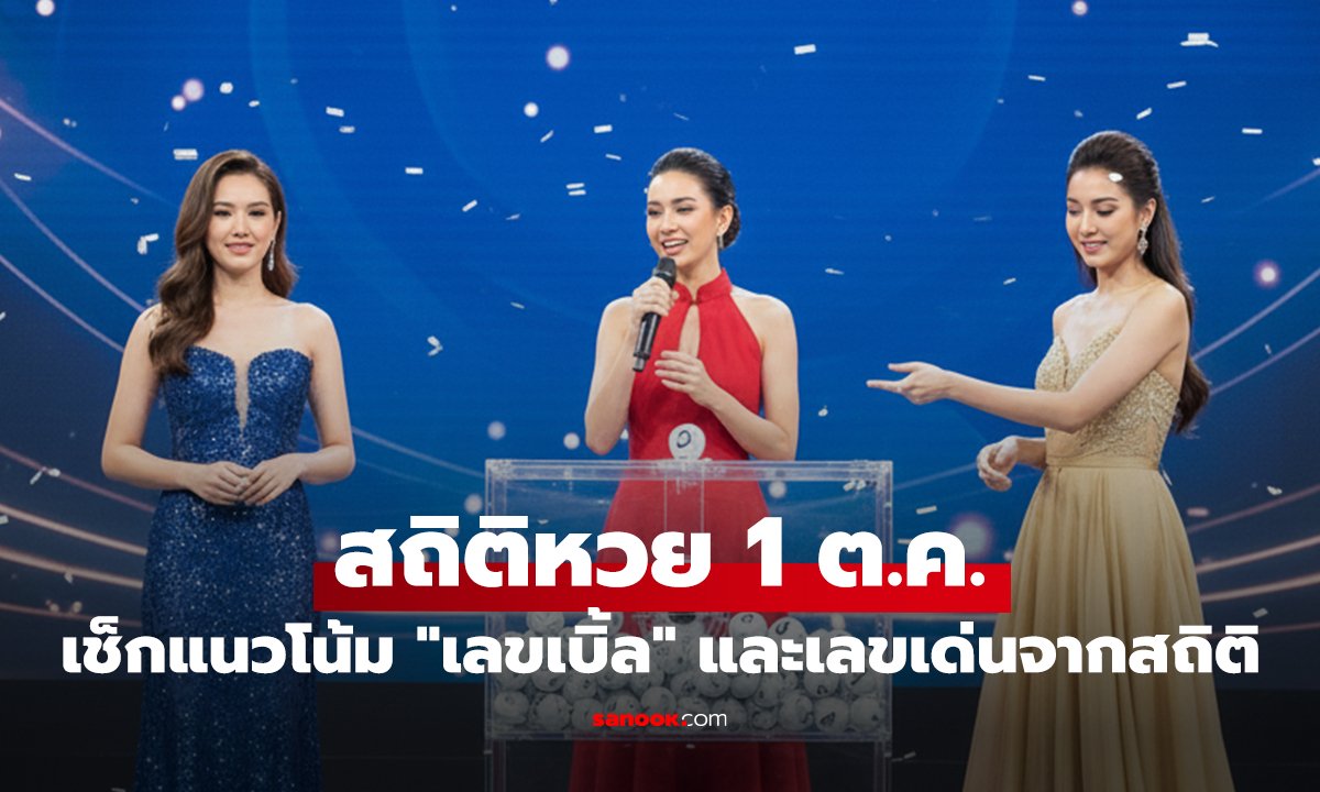 ก่อนหวยออก 1 ต.ค. 68! เช็กแนวโน้ม 