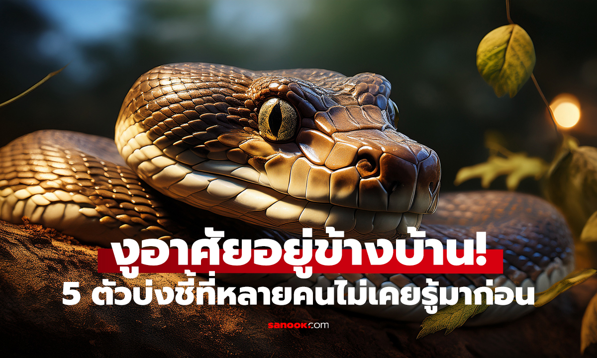 5 สัญญาณเตือน! ในสวนมีงูซ่อนอยู่ บางบ้านมีครบ… รู้แล้วขนลุกแน่นอน!!!