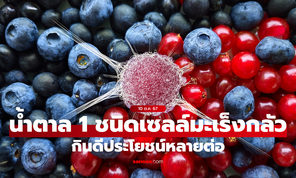 น้ำตาล 1 ชนิดที่เซลล์มะเร็งกลัว พบในอาหารที่คุ้นเคย กินดีประโยชน์หลายต่อ