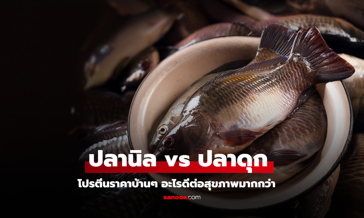 ปลานิล vs ปลาดุก
