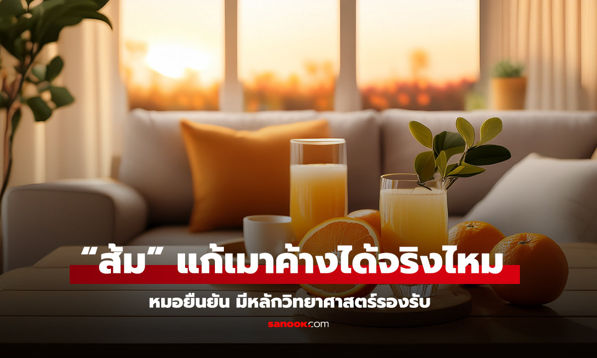 กินส้ม แก้เมาค้างได้จริงหรือ